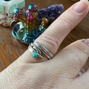 Turquoise and Silver Ring ✨💛